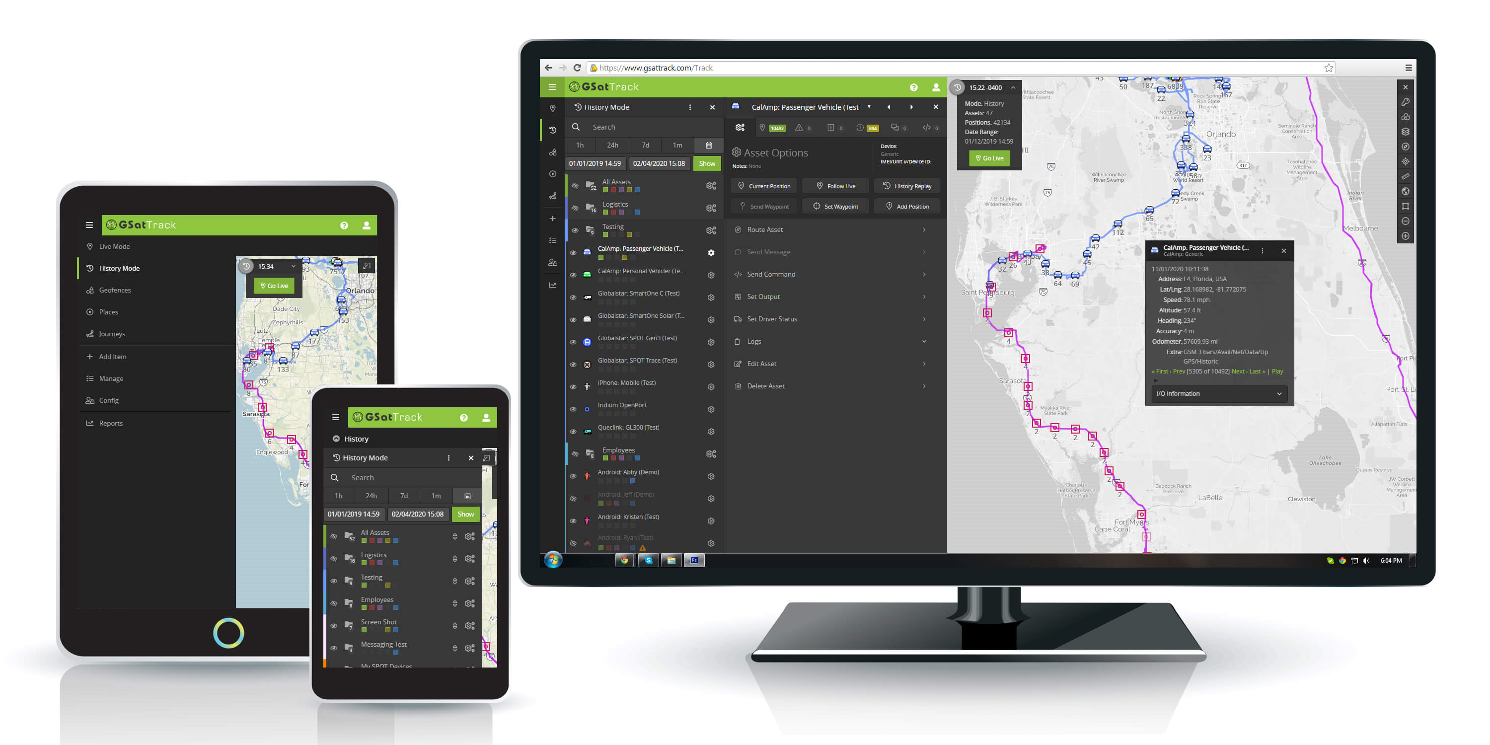 GSatTrack Data Visualization Platform