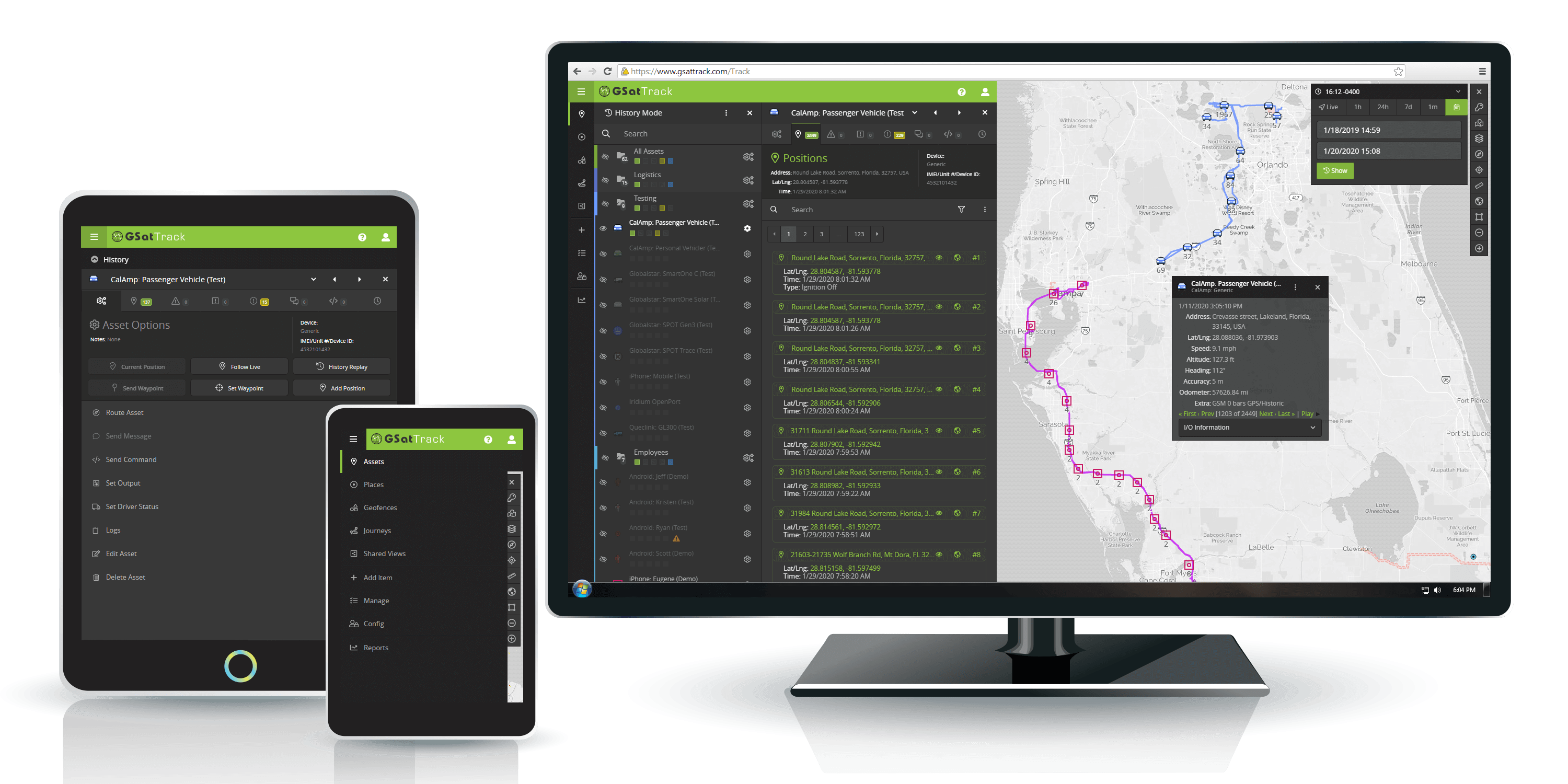 GSatTrack Data Visualization Platform